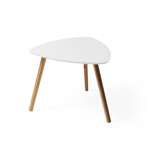 Small decorative living room table isolated on white background