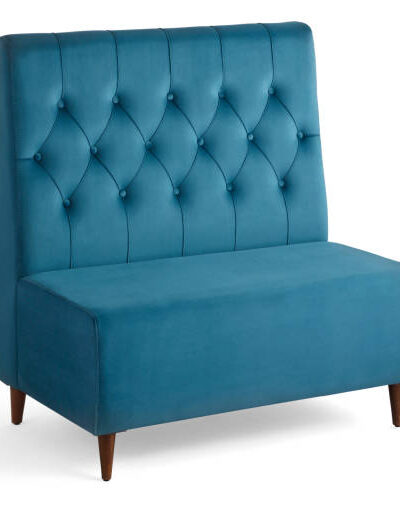 Restaurant sofa isolated on white background .