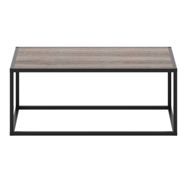 Coffee table isolated on white background. 3d rendering.